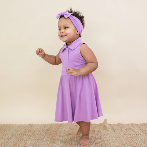 Polo Bodysuit Dress in Poi