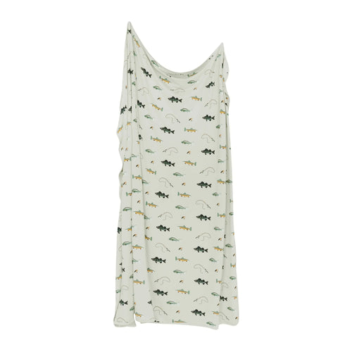 Swaddle Blanket in Fishing