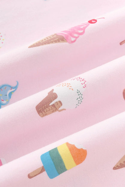 Toddler Basic Tee in Sakura Ice Cream