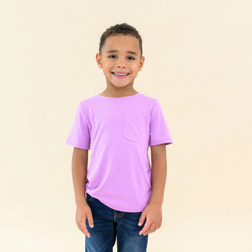 Toddler Crew Neck Tee in Poi