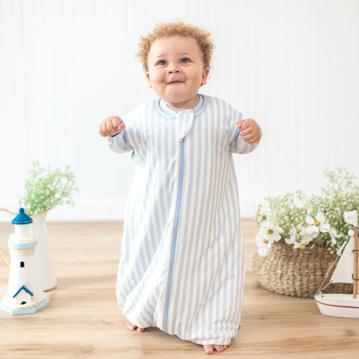 Sleep Bag Walker in Small Mist Stripe 1.0