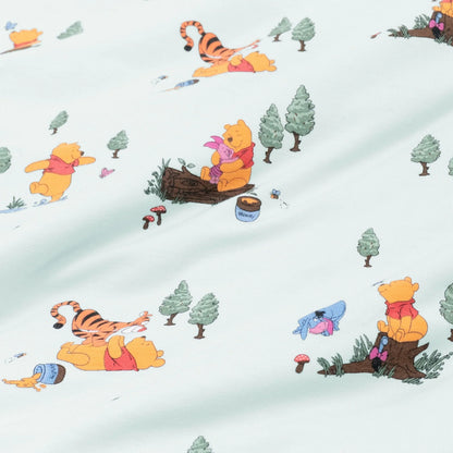 Zippered Footie in Winnie the Pooh Hundred Acre Wood
