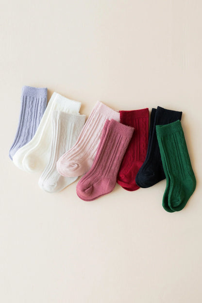 Knee High Socks in Oat