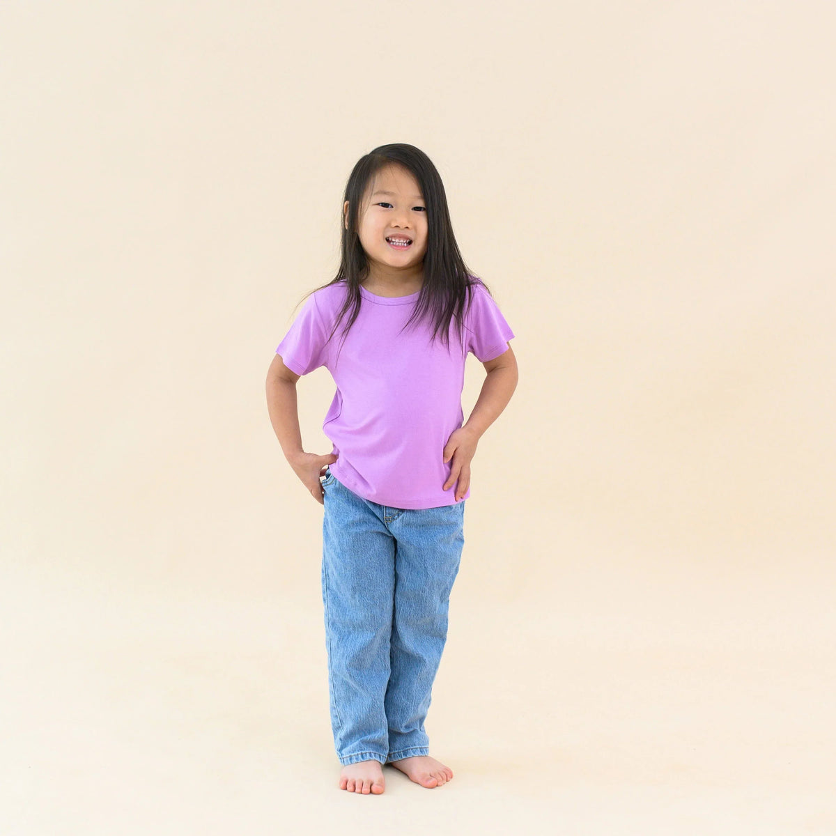 Toddler Basic Tee in Poi