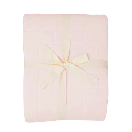 Adult Quilted Blanket in Blush 2.5