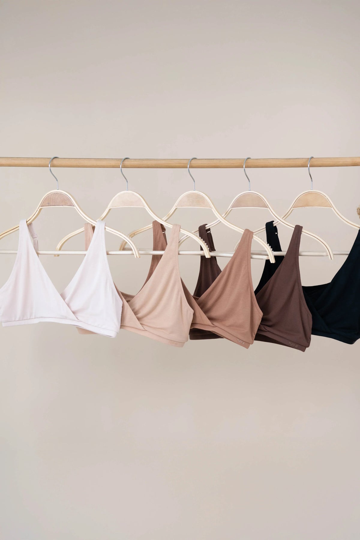 Women's Cross Front Bralette in Midnight